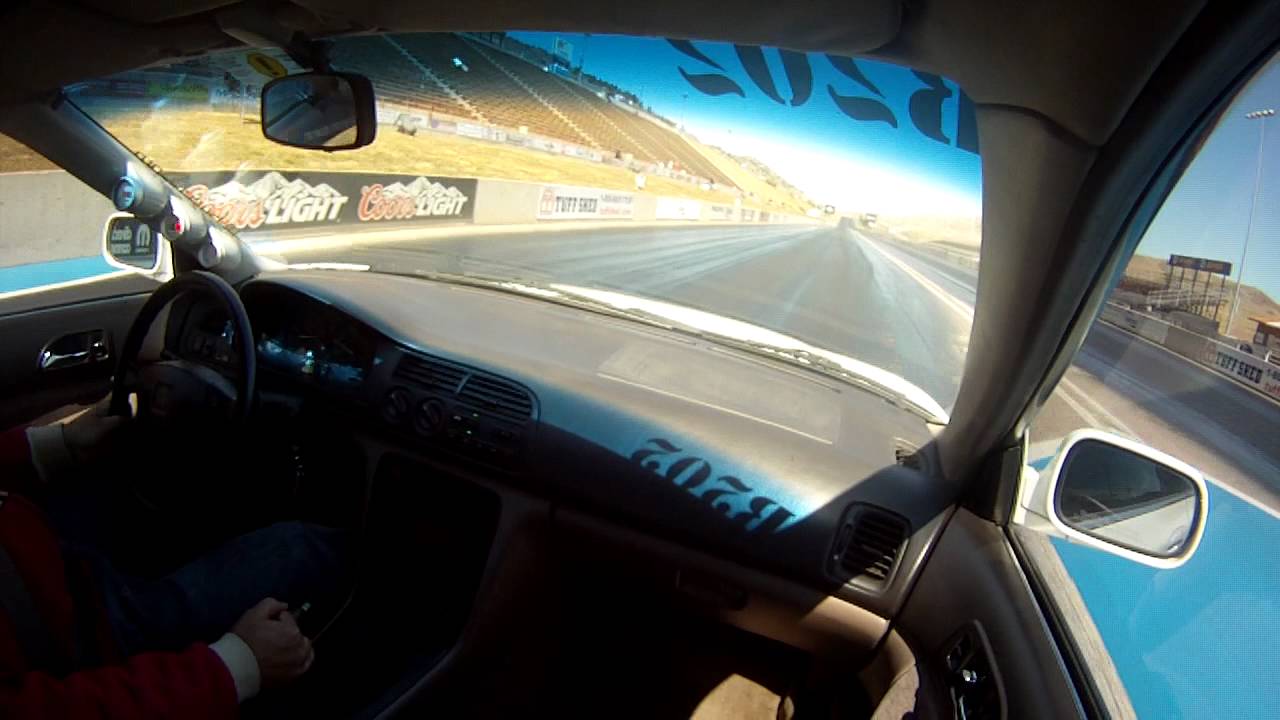 Accord H22 Turbo Drag Race on Street Tires YouTube