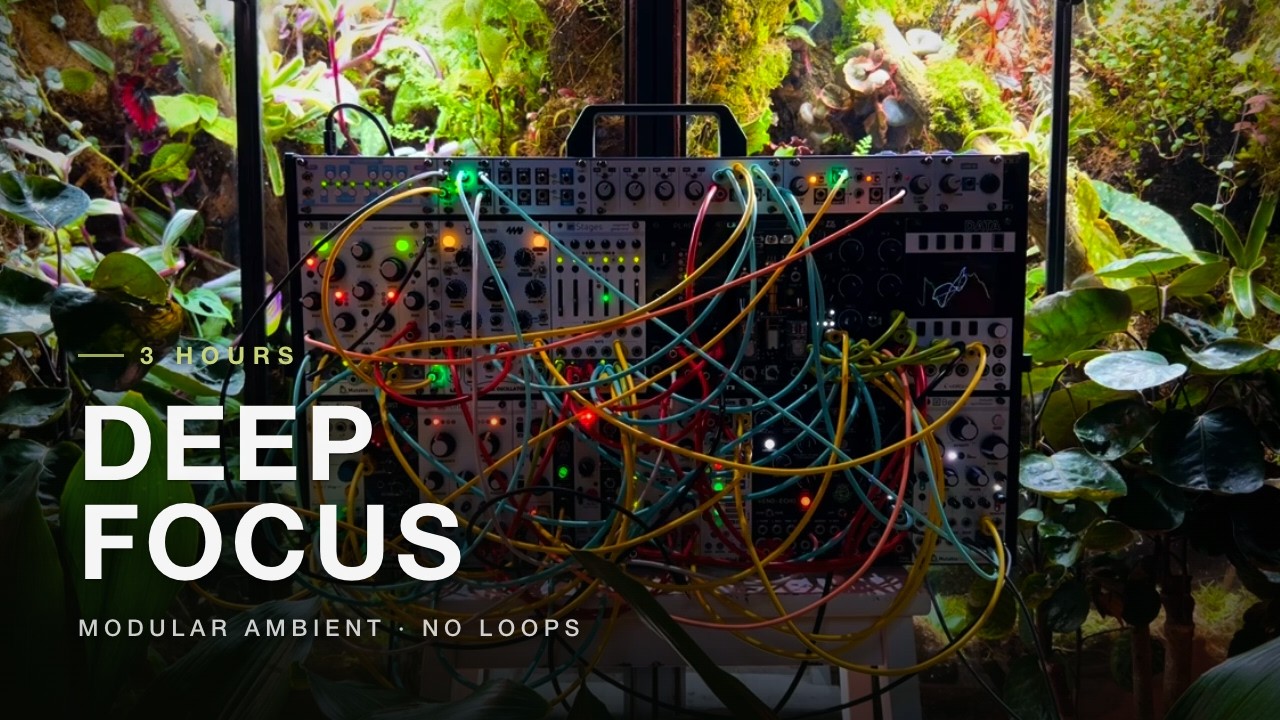 Ver 3 Hours of Generative Ambient for Deep Focus · Modular Synth & Tape (No AI) no YouTube Ver 3 Hours of Generative Ambient for Deep Focus · Modular Synth & Tape (No AI) no YouTube