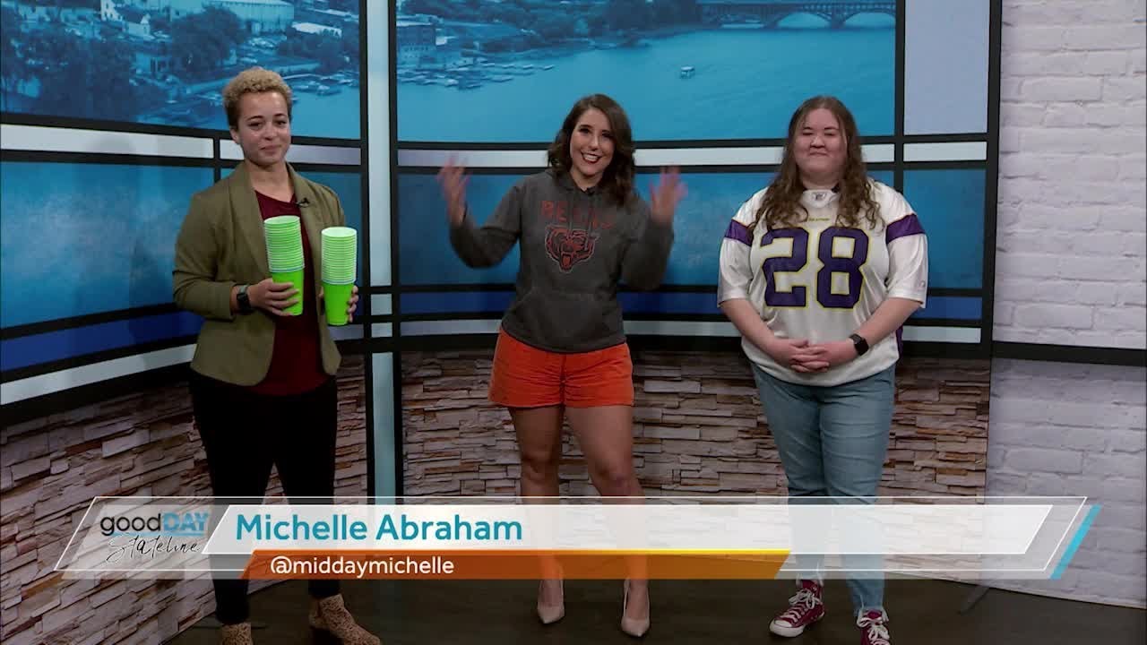 Minute to Win It solo cup game with the GDS girls YouTube