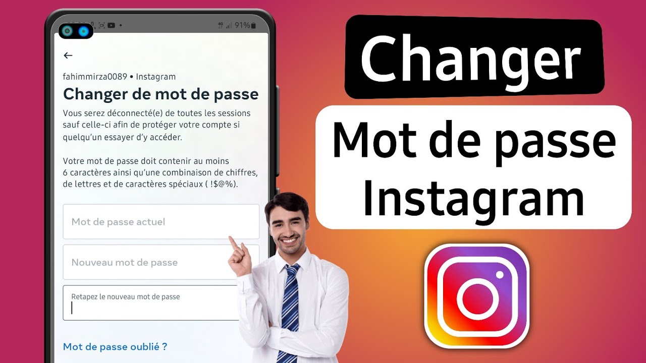 Comment changer le mot de passe Instagram 2025 - YouTube
