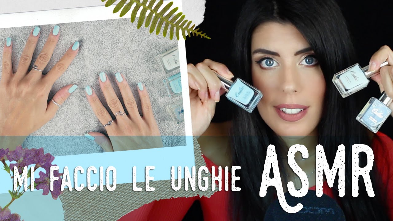 ASMR ita - 💅🏻 MANICURE SUSSURRATA con gli SMALTI OULAC (#gifted)