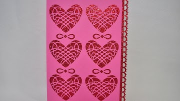 Valentine  Heart Card - Super Easy - Cricut Explore