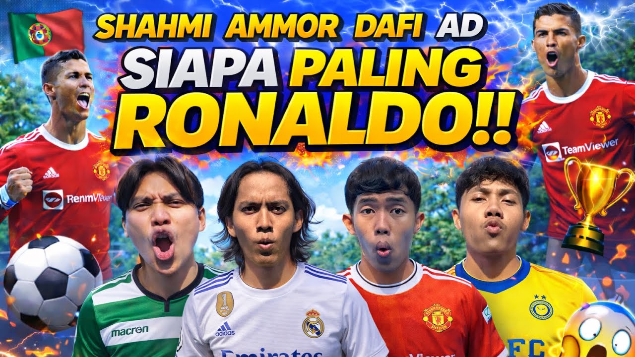 SIAPA PALING RONALDO???!!!! (ft Ammor, Dafi,Ad)