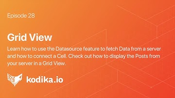 28-Grid View | Kodika iOS App Builder