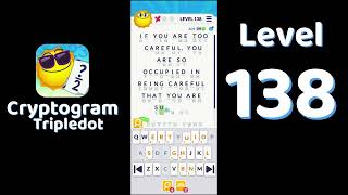 Cryptogram Tripledot Level 138 Answer | SolutionGuruji