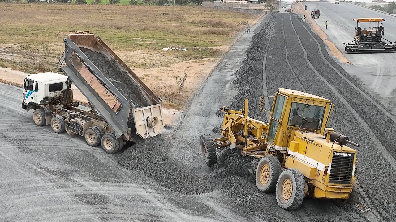 Gravel Techniques Foundation Activities Building Roads new YouTube