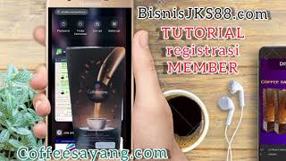 TUTORIAL DAFTAR MEMBER JKS88 | coffeesayang.com | bisnisjks88.com screenshot 3