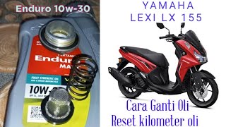 How to Change the Oil and Reset the Oil Change Indicator on a Yamaha Lexi LX 155