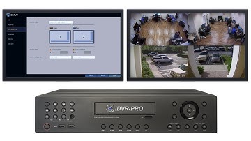 Spot Monitor Live Video Display for iDVR-PRO HD CCTV DVRs