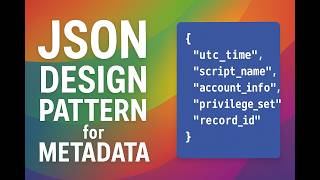 JSON Design Pattern: Enhancing Record Creation in FileMaker