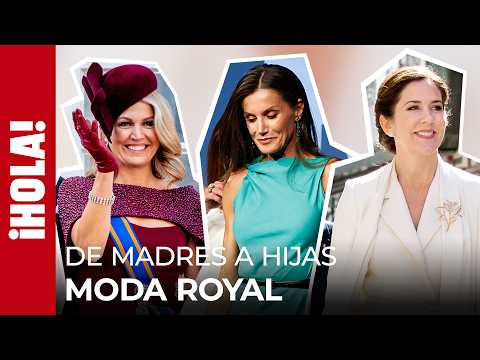 The dresses that unite Letizia, Máxima, and Mary with their daughters: style from generation to g...