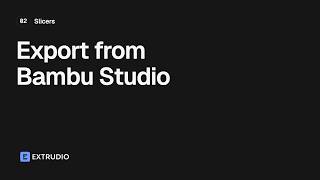 Bambu Studio: export the sliced file (.gcode.3mf)