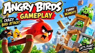 Angry Birds Gameplay 🐦💥 | Crazy Bird  & Funny Moments | Angry Birds Game screenshot 1