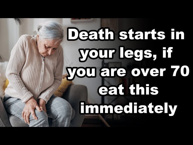 Your Legs Weaken First! Eat These 6 Foods to Strengthen Them | Advice for the elderly