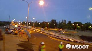 SR 520 - New westbound off-ramps into Montlake - West Approach Bridge North Project - July 2017