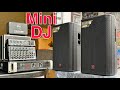 Mini DJ Setup 2 Speaker,Dj Amplifier,Mic Mixer All Wires/Aerons India