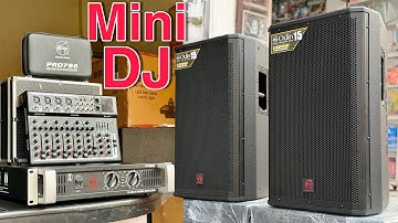 Mini DJ Setup 2 Speaker,Dj Amplifier,Mic Mixer All Wires/Aerons India