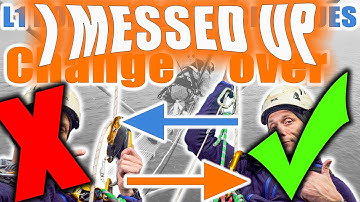 I MESSED UP!! The RIGHT way to do a CHANGEOVER - IRATA Level 1 Training Techniques