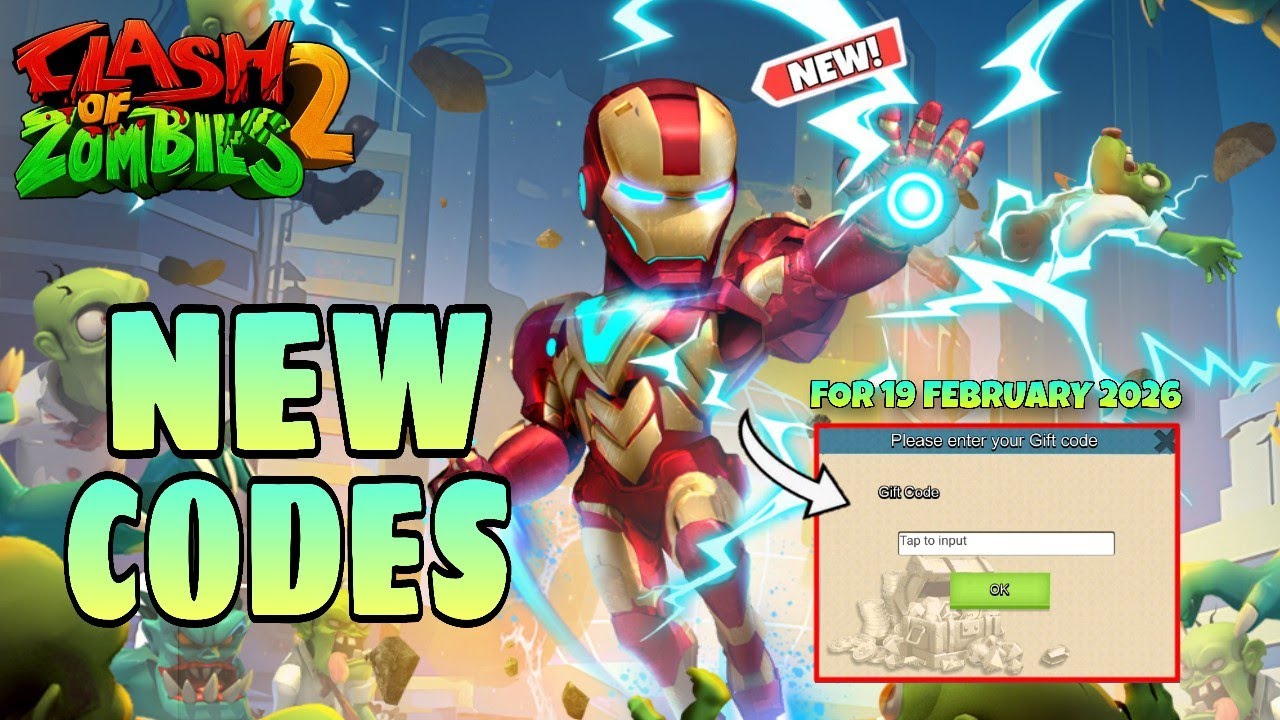 *Новые* подарочные коды для Zombies Clash Superheroes War от 19 февраля 2026 г. | COZ1 | Коды Cla...