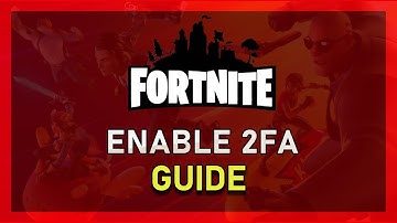 How to Enable Two Factor Authentication in Fortnite! (Epic Games 2FA)