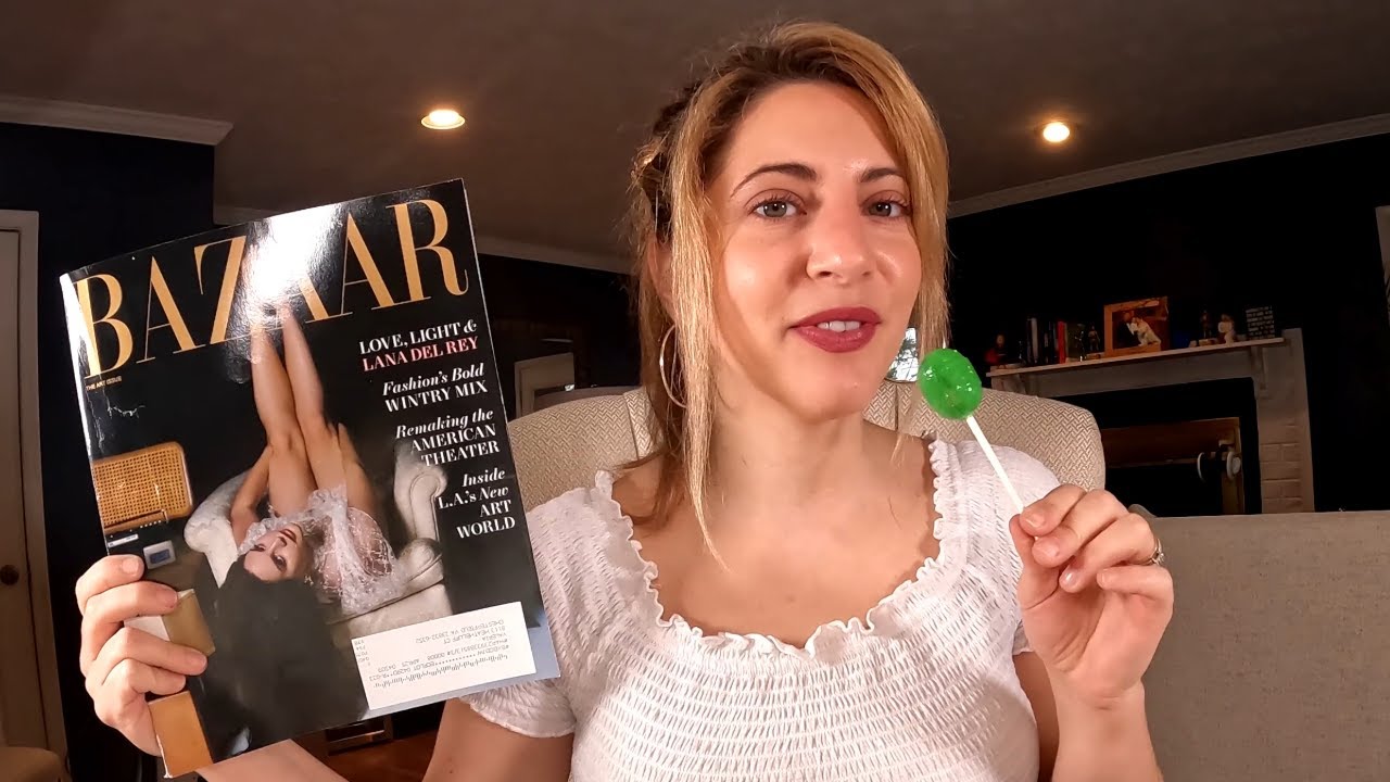 ASMR Page Turning with Lollipop Eating 🍭📃 *Whispered*