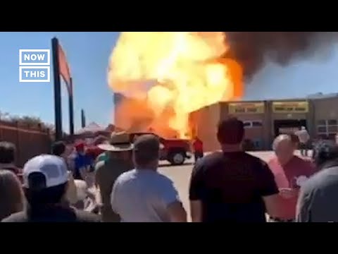 Propane Tank Explodes at Texas Motor Speedway #Shorts