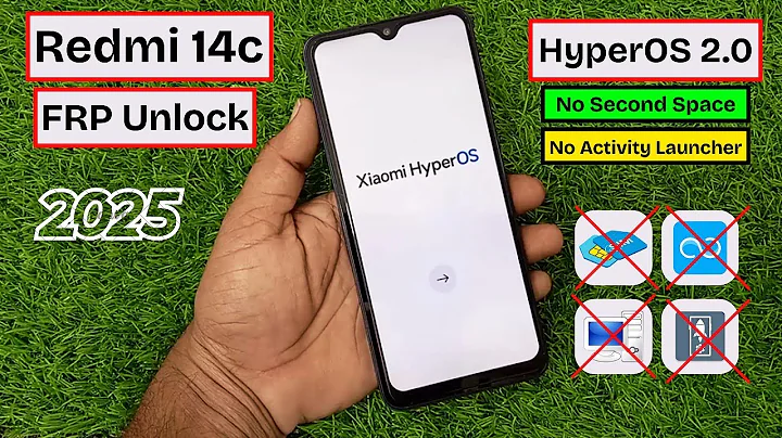 Redmi 14c HyperOS 2.0 FRP Bypass 2025 WIthout PC | (Without Second Space Without Activity Launcher)