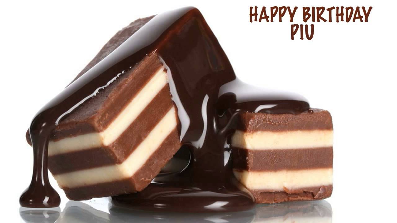 Piu Chocolate - Happy Birthday - YouTube