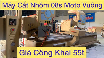 MÁY CẮT NHÔM 2 ĐẦU 08S CẮT BẢN NHÔM THỦY LỰC || Mr Việt Anh || 0868686219
