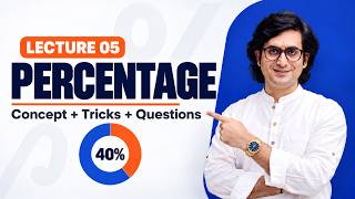 Percentage Lecture 5 🔥 | Percentage Families & Complete Concepts | Maths Foundation | Dev Sir MGD