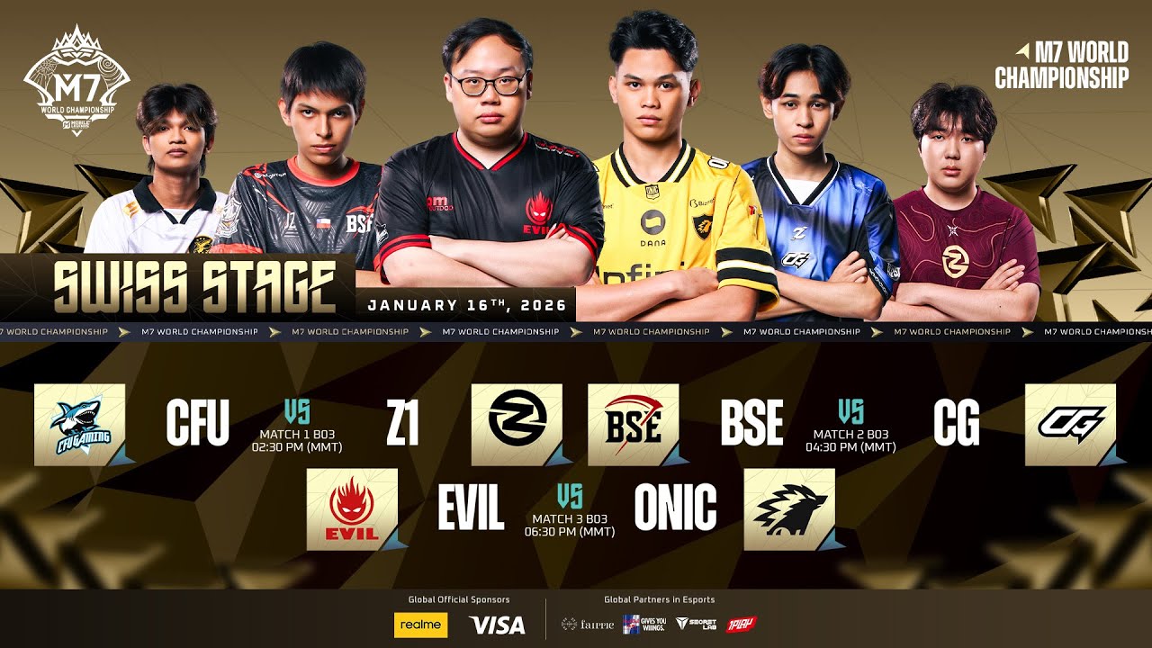 🔴 LIVE | SWISS STAGE ဆဋ္ဌမနေ့ | M7 World Championship | (MM)