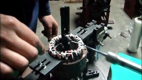 DLM-3 Single-side Stator Coil Lacing Machine.avi