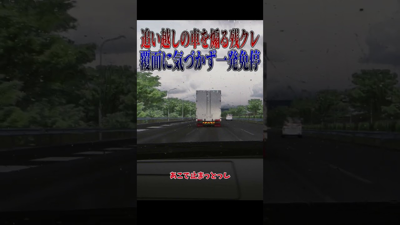 【超スカッと】煽り運転を繰り返す型落ちの残クレ、覆面の目の前で煽った結果🤣🤣🤣#shorts