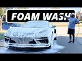 Step-by-step Guide To Car Detailing - C8 Corvette (Exterior Foam Wash)