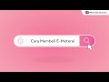 Cara Membeli dan Membubuhkan e-Meterai