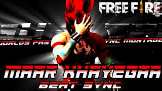 Maar Khayegaa | Bachchan Pandey | Worlds Fastest Popular Beat Sync ff?|montagebeatsyncfreefirexml