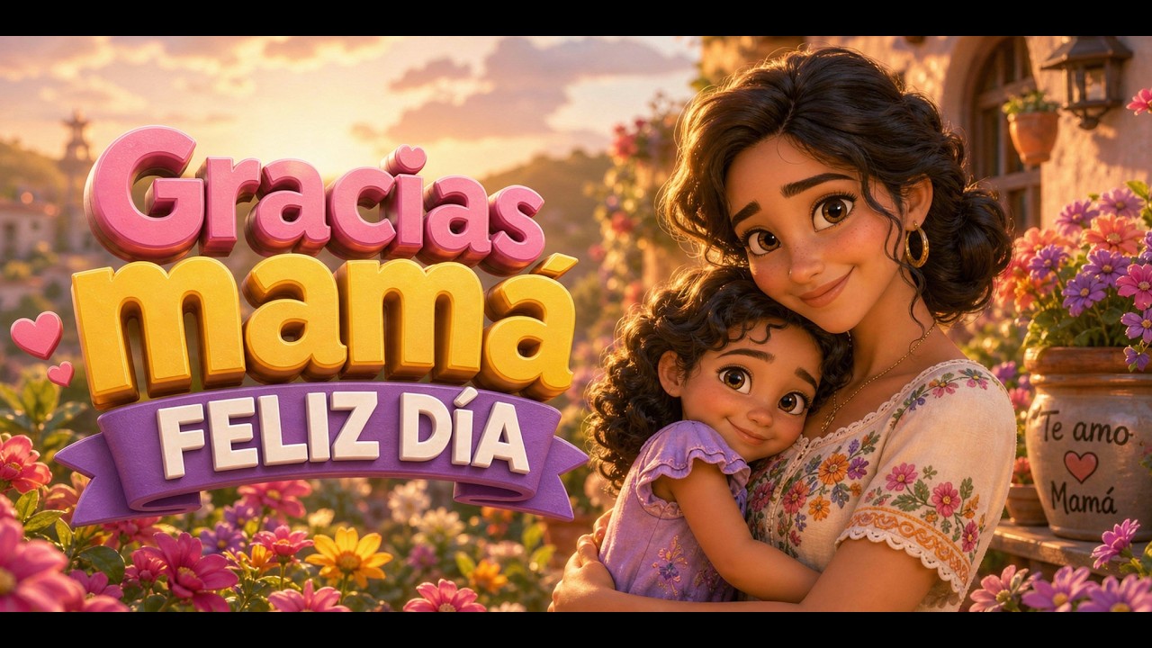 GRACIAS MAMÁ 💖 | Hermosa Canción para el Día de las Madres 🌷 | Aprende con Música Infantil