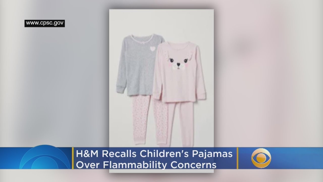 H&M Recalls Children’s Pajamas Over Flammability Concerns YouTube