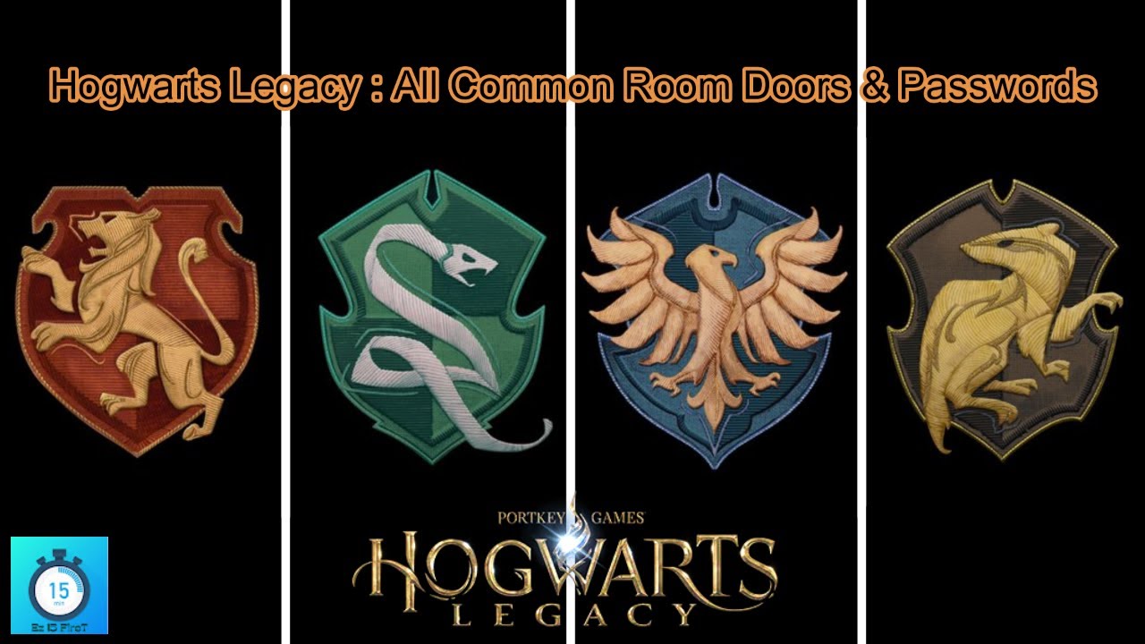 Hogwarts Legacy All Common Room Doors & Passwords YouTube