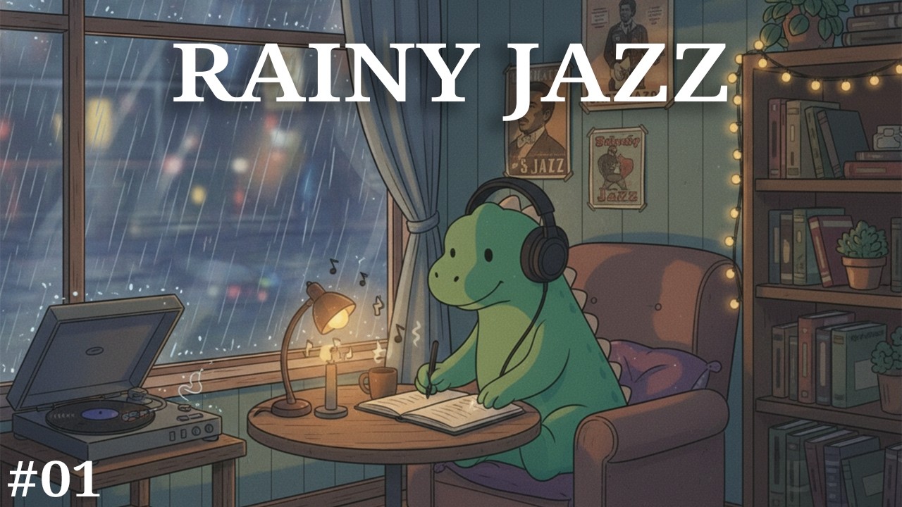 Rainy Jazz Series #01🌧️ | Smooth Piano Beats for Focus & Relax (26 Min)