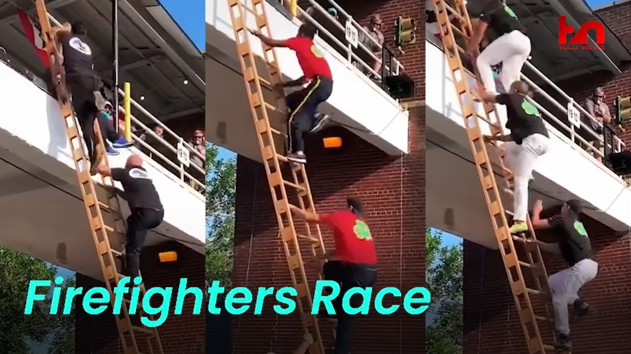 Fireman Ladder Racing Firefighters Race #firefighter #race #racinggames #firefighterrescue # ...