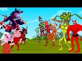 Siren Head Big Team , BigFoot, Piggy, Cartoon Cat Battle 11 - Roblox Piggy Animation - GV Studio