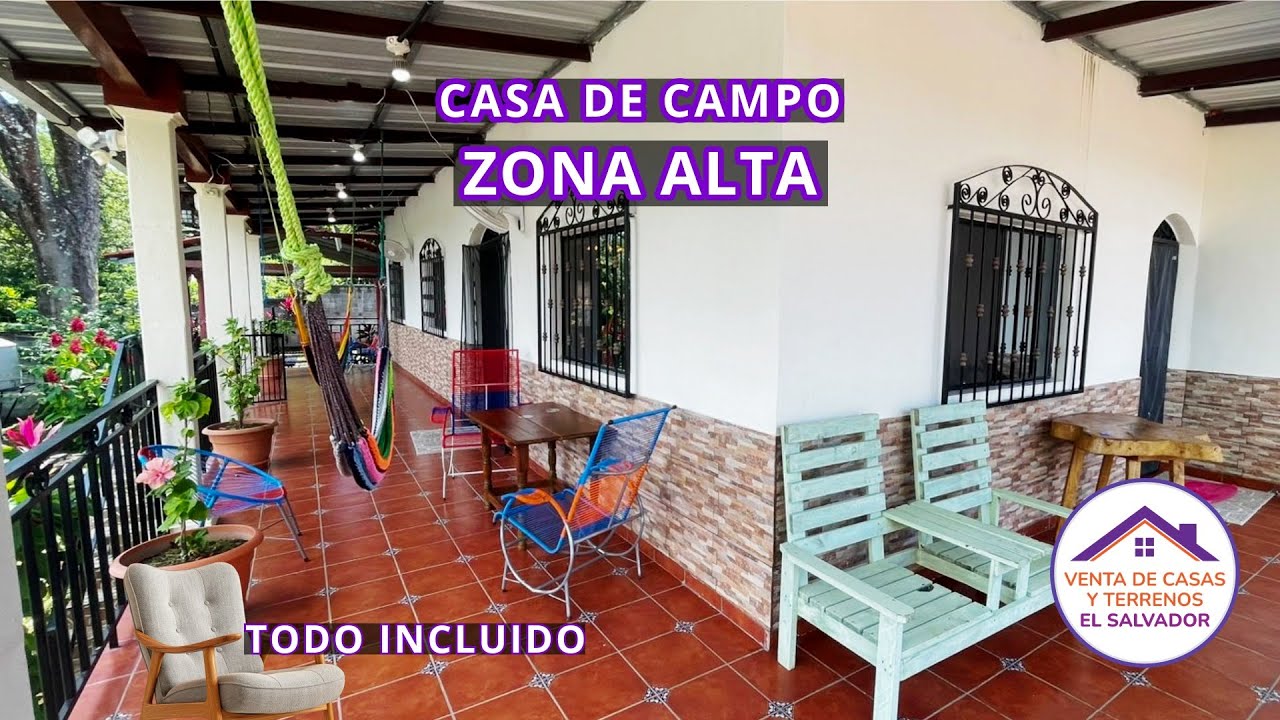 Se Vende Casa de Campo con Vistas Panorámicas | Todo Incluido | $220,000 | Tel +503 7299-8557