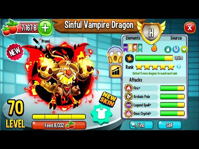 So I recently got the sinful vampire dragon from the dragon force hq event.  I got lucky with the random vampire dragon egg. Is the sinful vampire dragon  stronger than the prideful