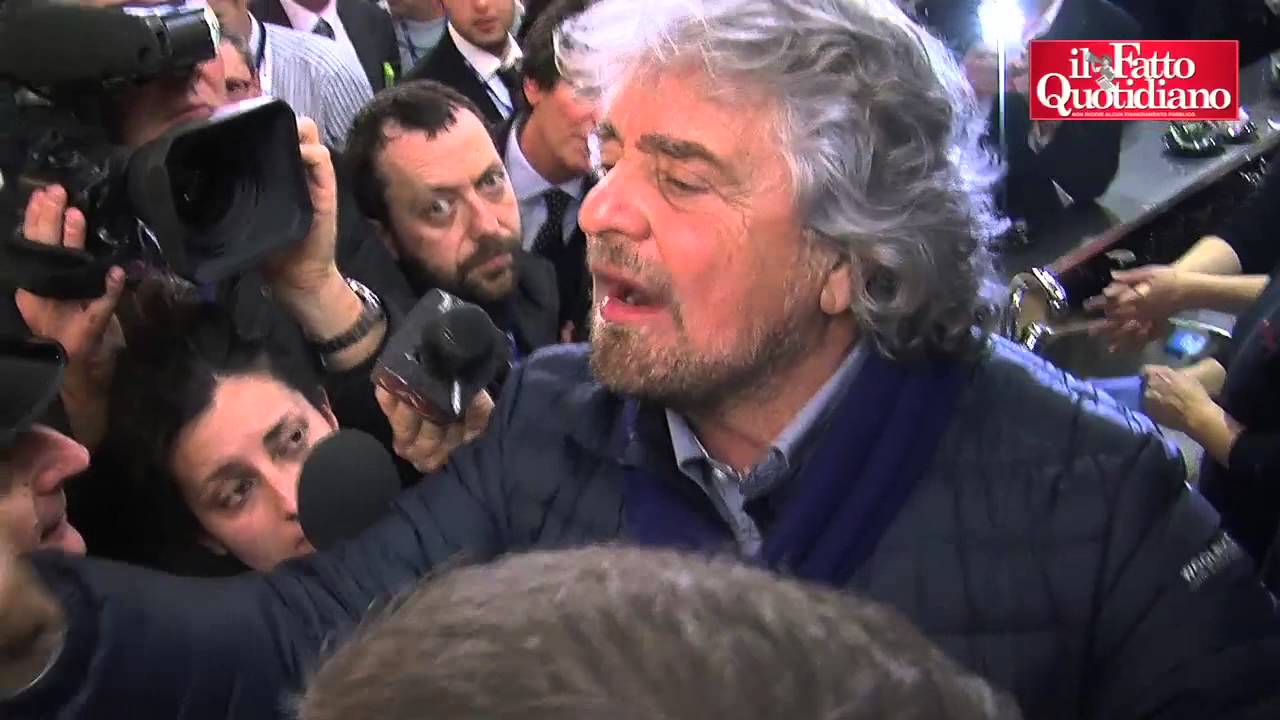 Sanremo, Grillo al bar dell'Ariston: 