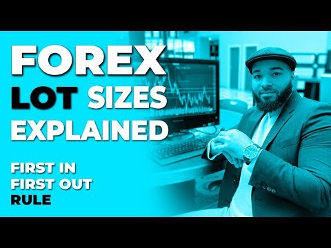 Forex Lot Sizes Explained - First In / First Out