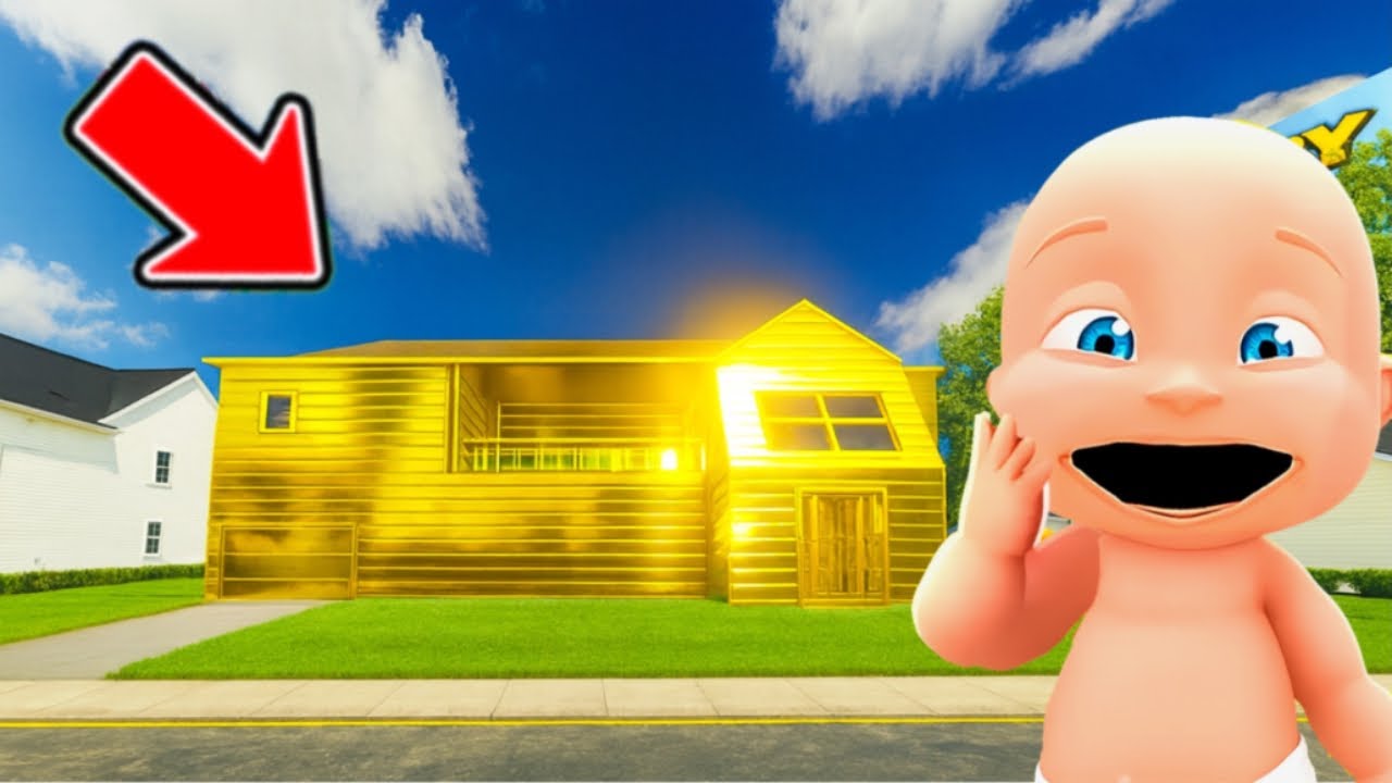 Baby TURNS DADDY'S HOUSE INTO GOLD!..