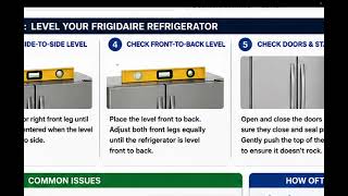 How to Level a Frigidaire Refrigerator – Adjust the Front Legs & Doors (2026)