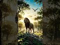 “Epic Jungle Wildlife Scene 🦁 | Lion &amp; Birds Cinematic 4K Nature”#tiger #animals #lion