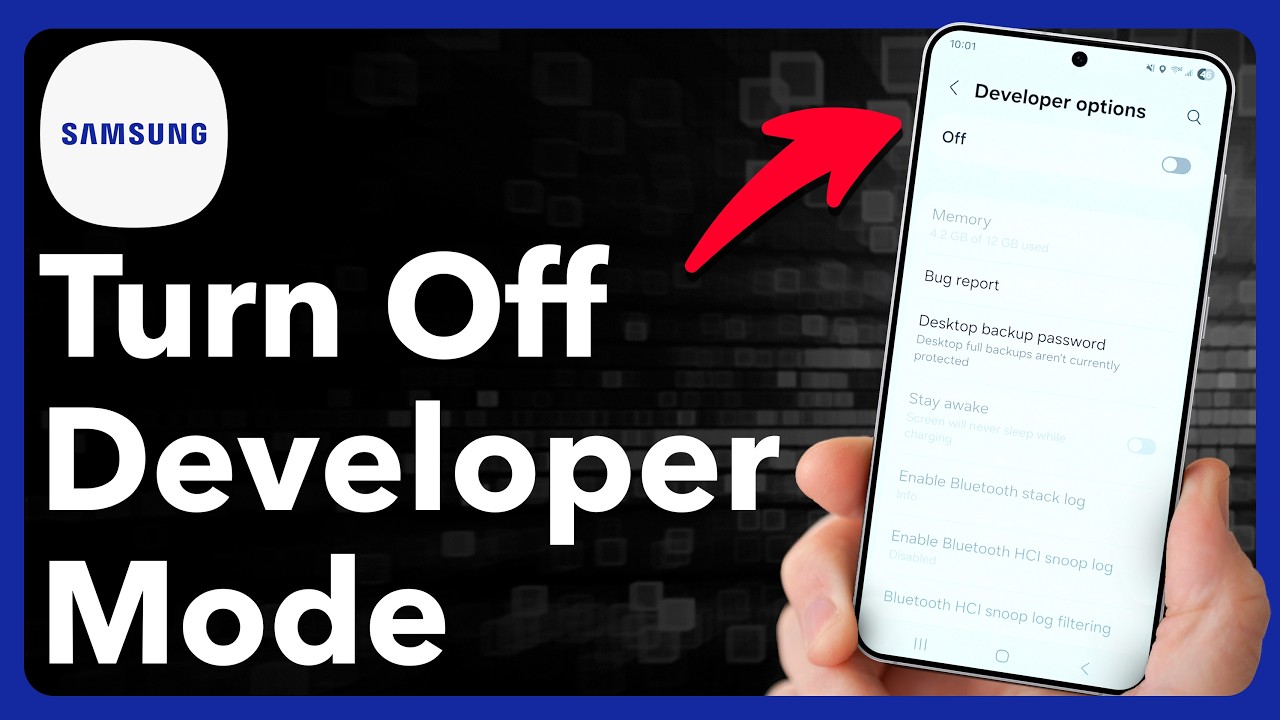 How To Turn Off Developer Mode On Samsung Phone - YouTube